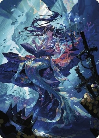 Image for Rhystic Study Art Card (79) [Wilds of Eldraine] - Magic: The Gathering