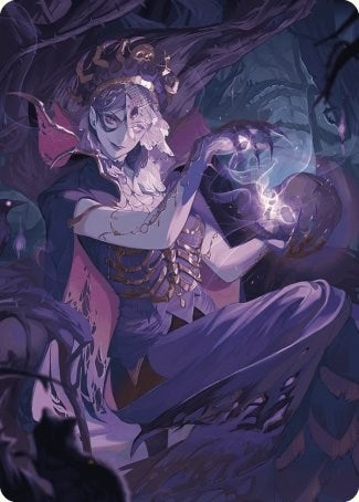 Image for Necropotence Art Card (80) [Wilds of Eldraine] - Magic: The Gathering