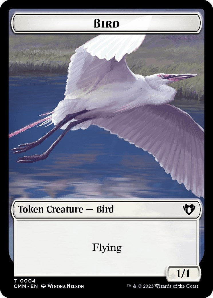 Image for Bird // Goblin Double-Sided Token (4 // 27) [Commander Masters] - Magic: The Gathering