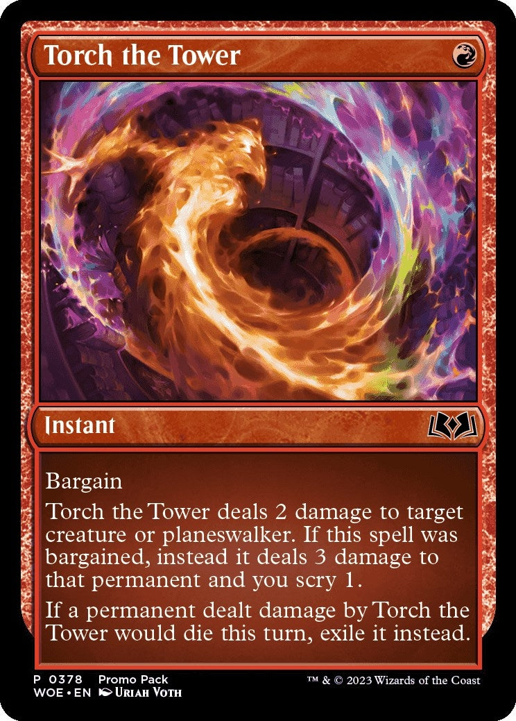 Image for Torch the Tower (378) [Wilds of Eldraine] - Magic: The Gathering