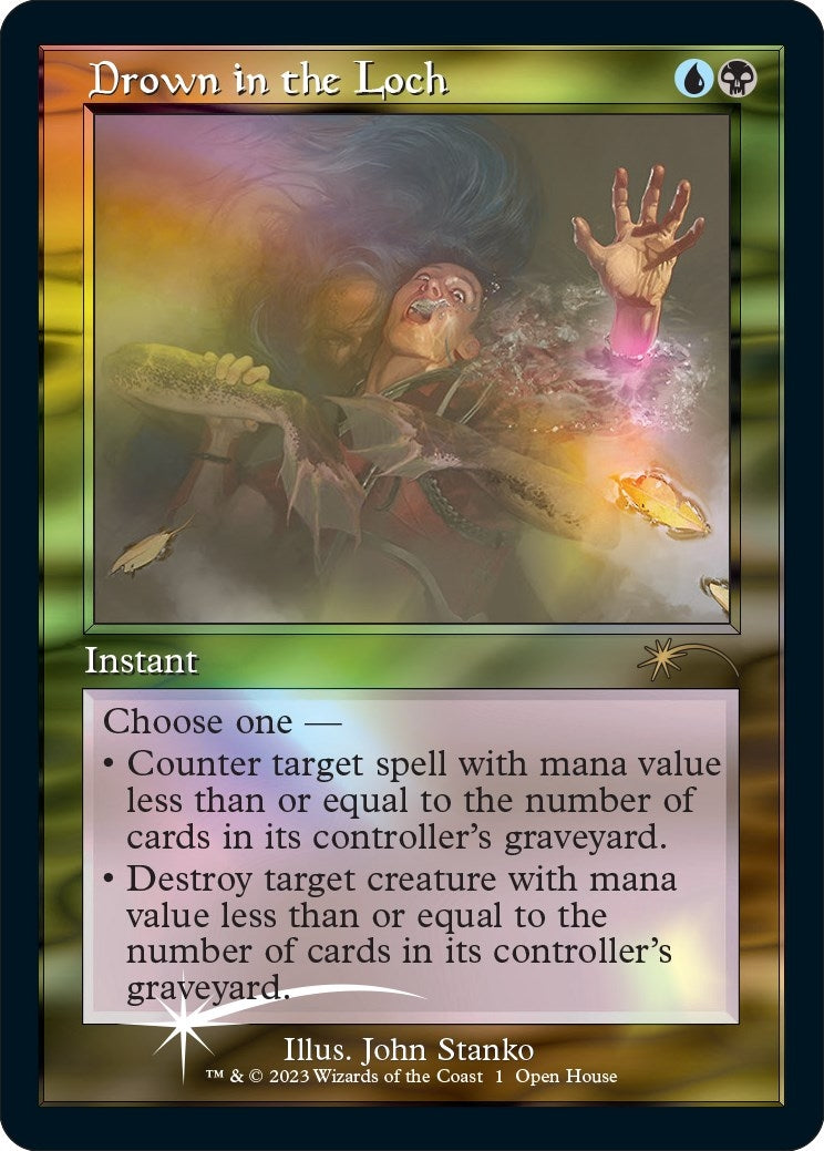 Image for Drown in the Loch (Retro Frame) (1) [Open House Promos] - Magic: The Gathering
