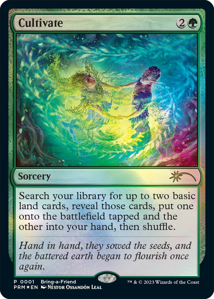 Image for Cultivate (Bring-a-Friend Promo) (1) [Unique and Miscellaneous Promos] - Magic: The Gathering