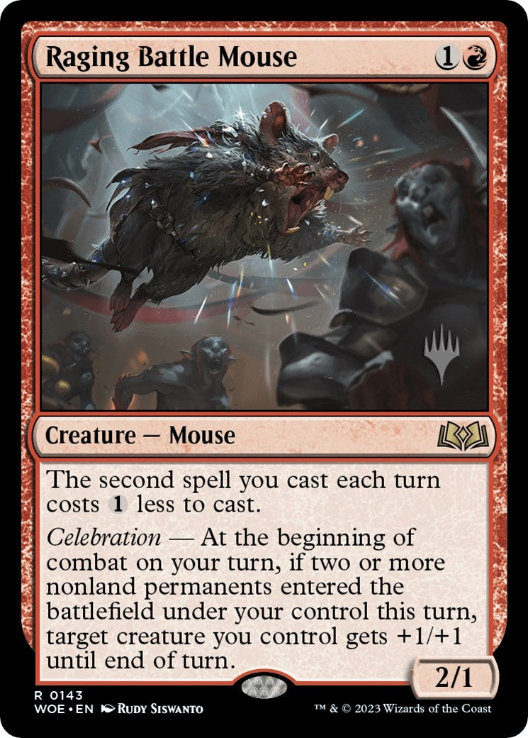 Image for Raging Battle Mouse (143) [Wilds of Eldraine] - Magic: The Gathering