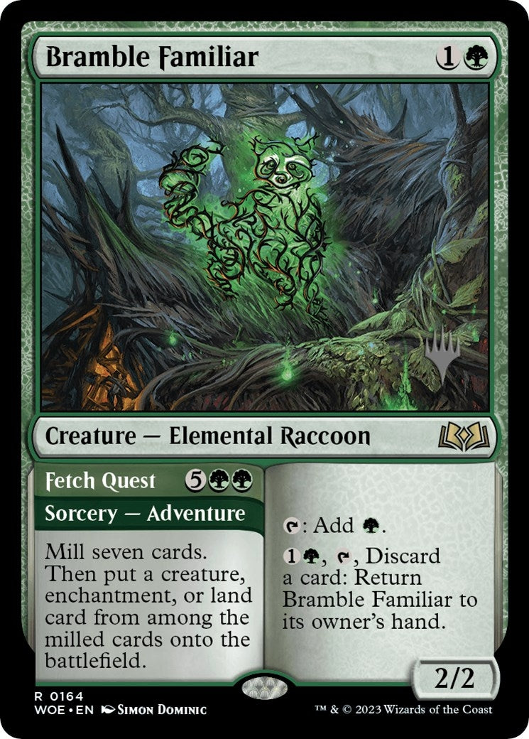 Image for Bramble Familiar (164) [Wilds of Eldraine] - Magic: The Gathering
