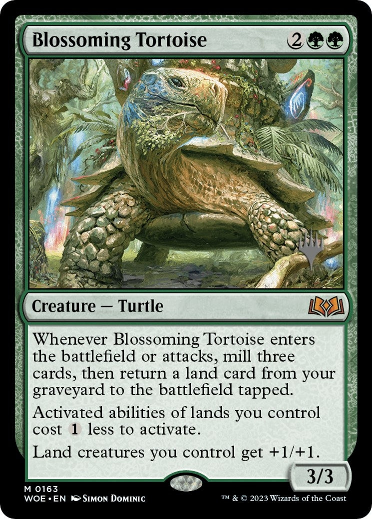 Image for Blossoming Tortoise (163) [Wilds of Eldraine] - Magic: The Gathering