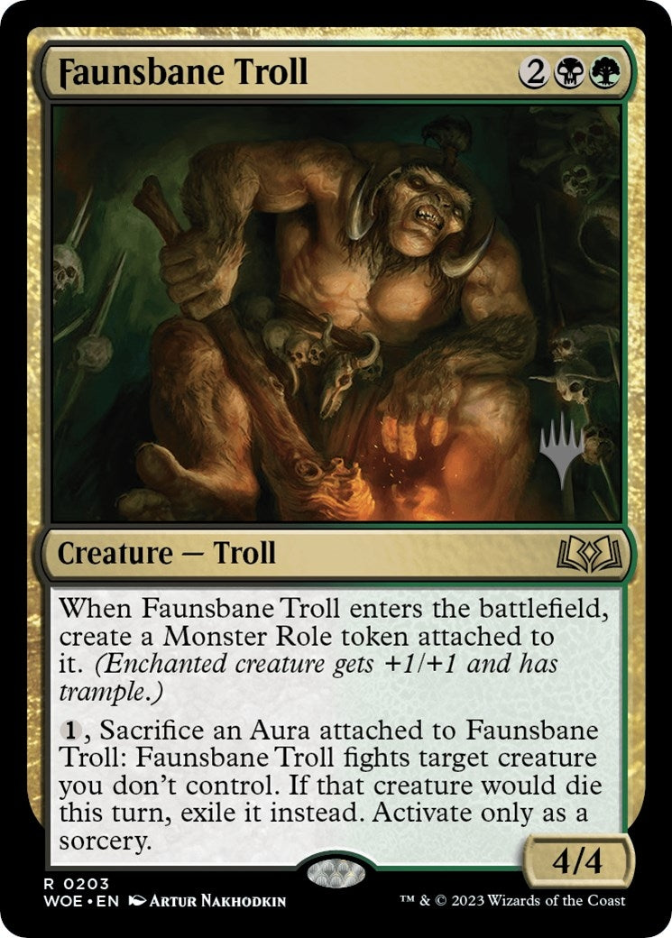 Image for Faunsbane Troll (203) [Wilds of Eldraine] - Magic: The Gathering
