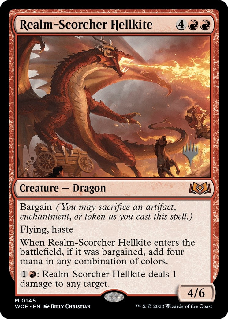 Image for Realm-Scorcher Hellkite (145) [Wilds of Eldraine] - Magic: The Gathering