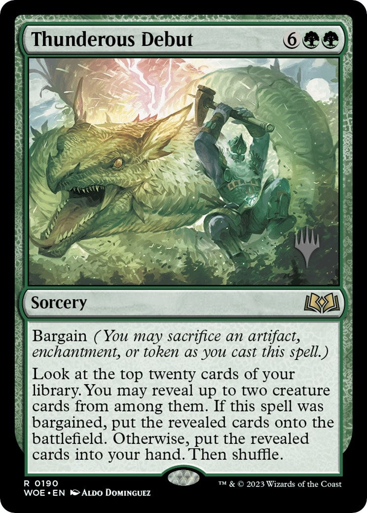 Image for Thunderous Debut (190) [Wilds of Eldraine] - Magic: The Gathering