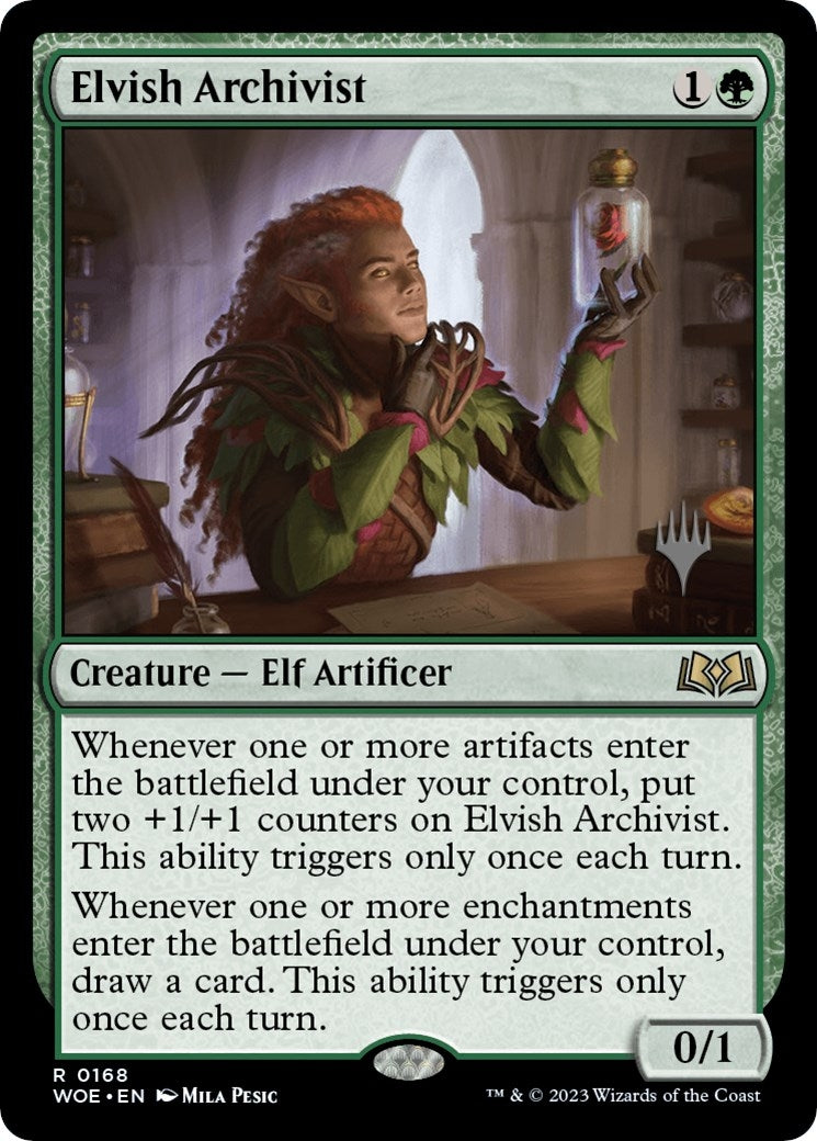 Elvish Archivist (168) [Promo Pack: Wilds of Eldraine]