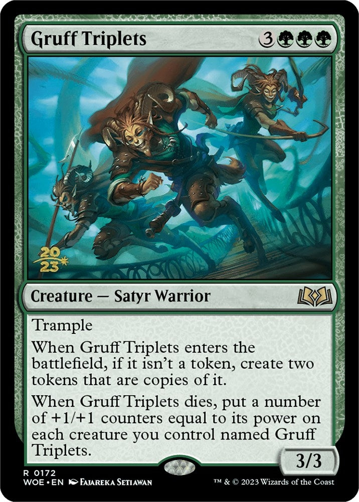 Image for Gruff Triplets (172) [Prerelease Cards] - Magic: The Gathering
