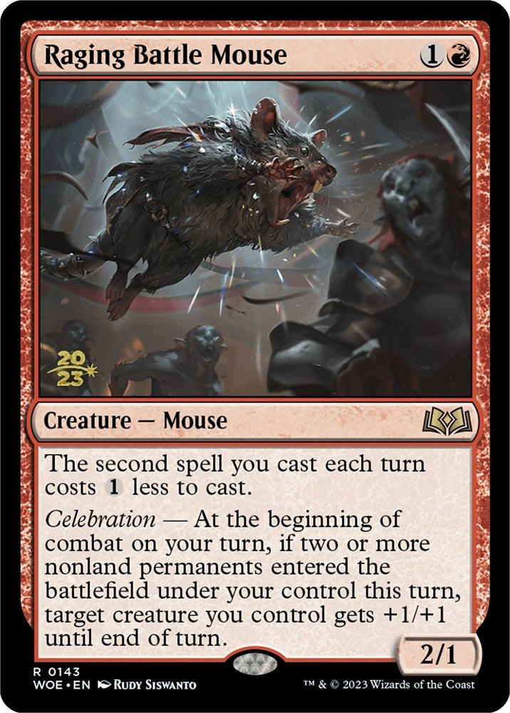 Raging Battle Mouse (143) [Prerelease Cards]