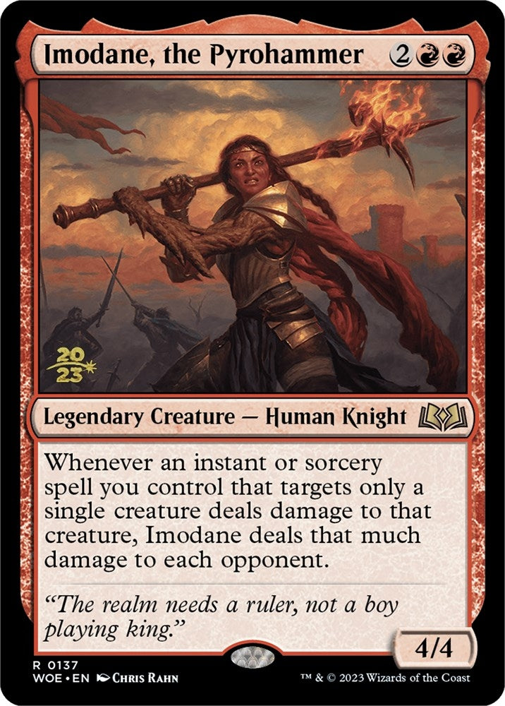 Image for Imodane, the Pyrohammer (137) [Prerelease Cards] - Magic: The Gathering