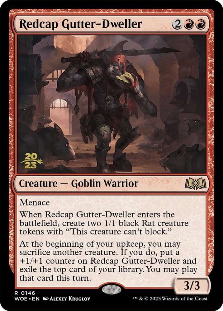 Image for Redcap Gutter-Dweller (146) [Prerelease Cards] - Magic: The Gathering