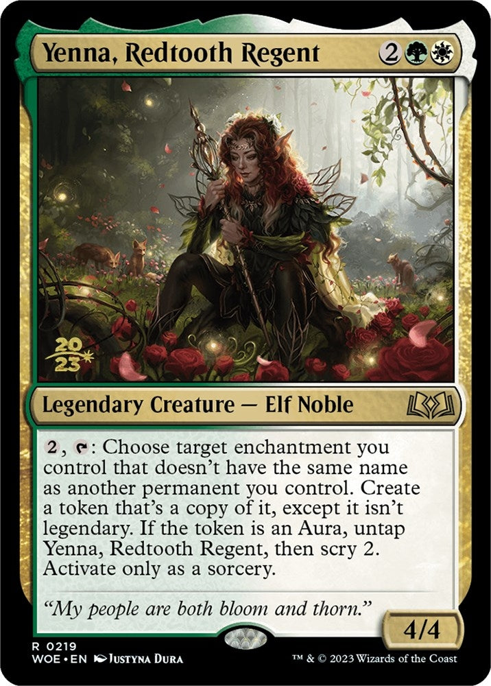Image for Yenna, Redtooth Regent (219) [Prerelease Cards] - Magic: The Gathering