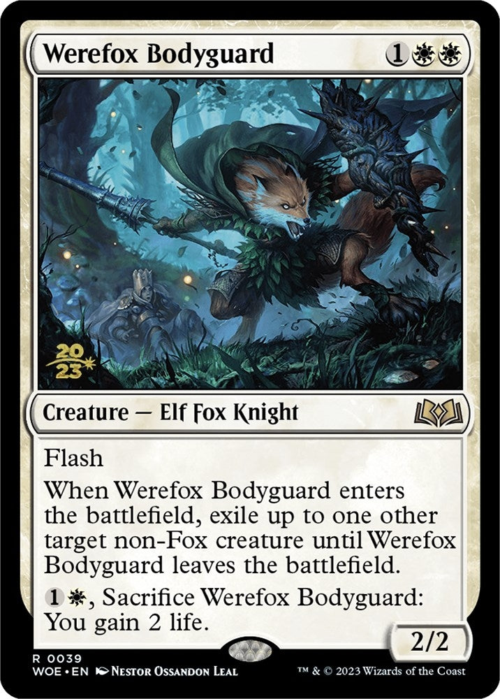 Image for Werefox Bodyguard (39) [Prerelease Cards] - Magic: The Gathering