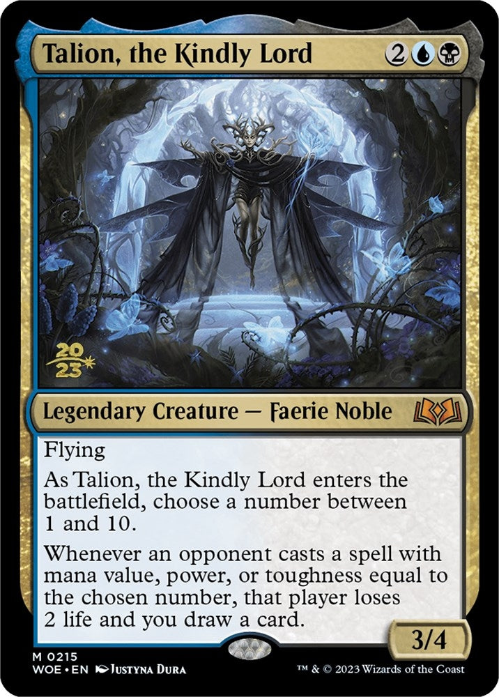Image for Talion, the Kindly Lord (215) [Prerelease Cards] - Magic: The Gathering
