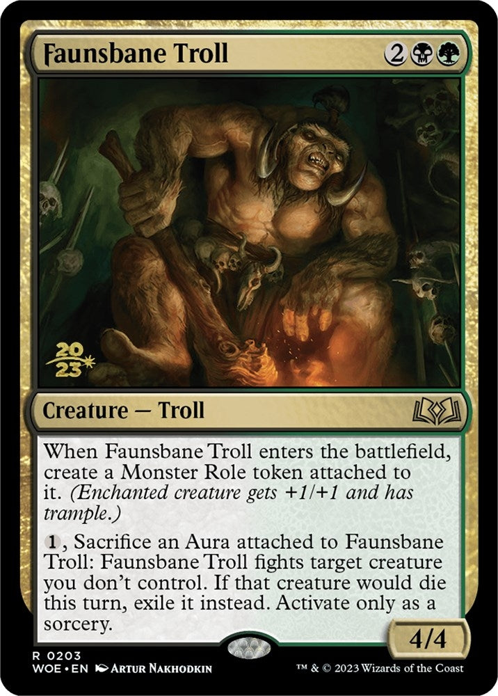Image for Faunsbane Troll (203) [Prerelease Cards] - Magic: The Gathering
