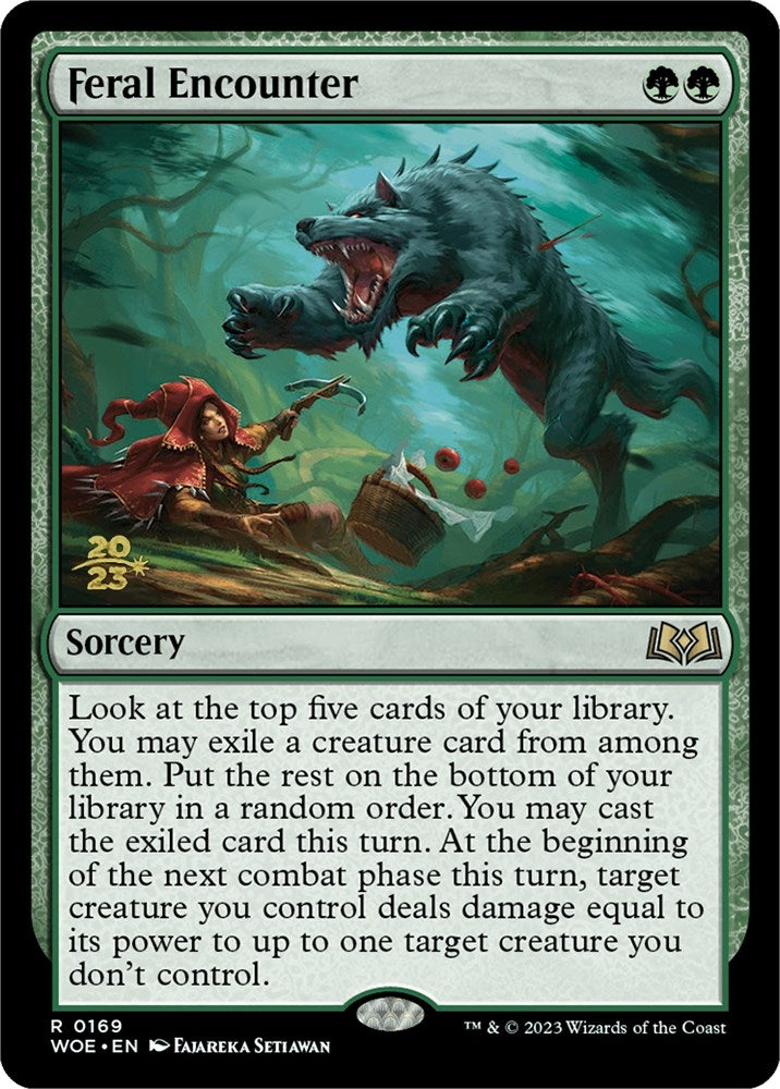 Image for Feral Encounter (169) [Prerelease Cards] - Magic: The Gathering