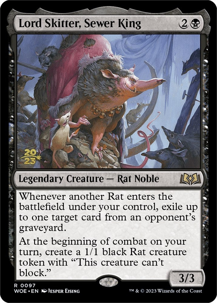 Image for Lord Skitter, Sewer King (97) [Prerelease Cards] - Magic: The Gathering