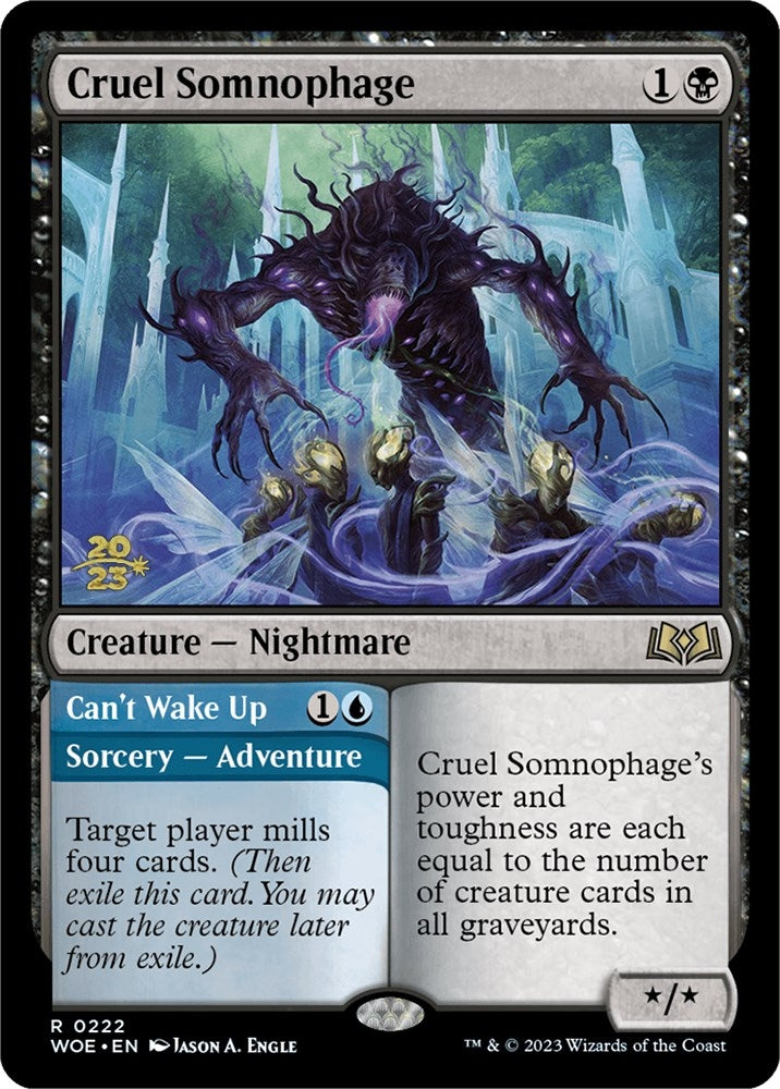 Image for Cruel Somnophage (222) [Prerelease Cards] - Magic: The Gathering