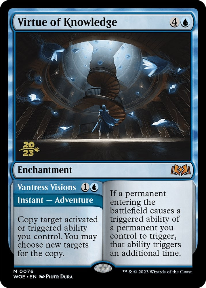 Image for Virtue of Knowledge (76) [Prerelease Cards] - Magic: The Gathering