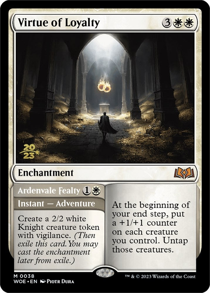Image for Virtue of Loyalty (38) [Prerelease Cards] - Magic: The Gathering