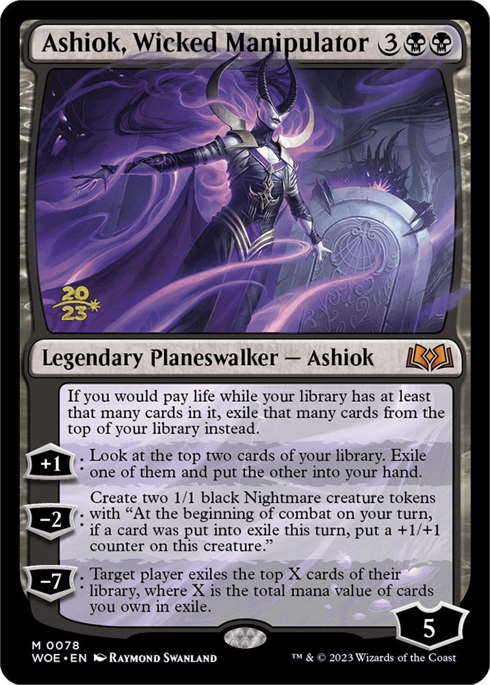Image for Ashiok, Wicked Manipulator (78) [Prerelease Cards] - Magic: The Gathering