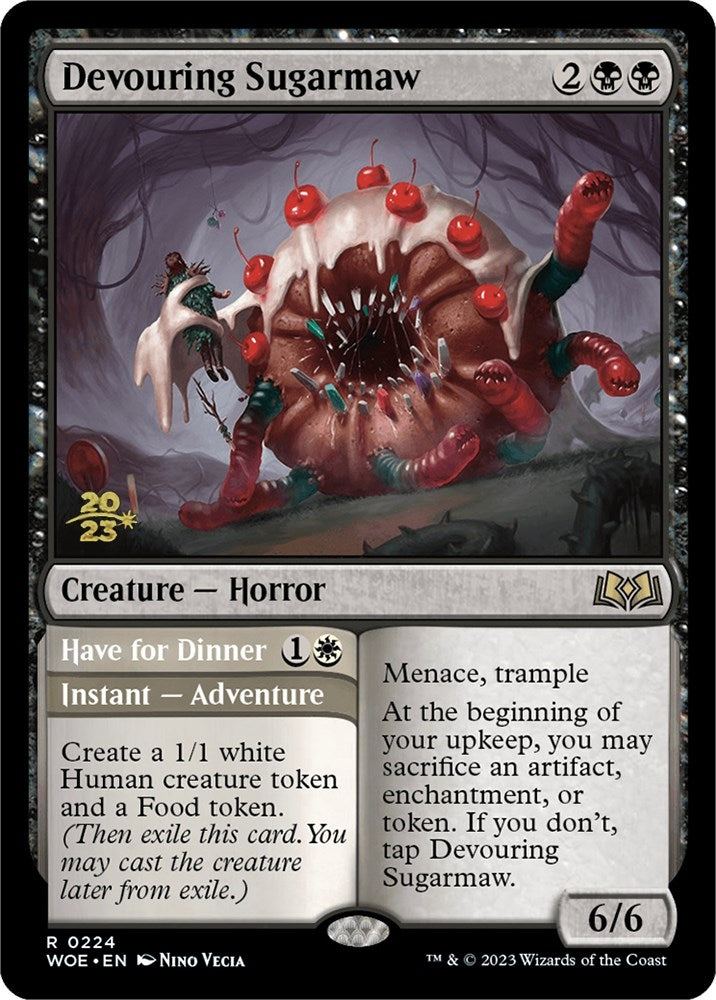 Image for Devouring Sugarmaw (224) [Prerelease Cards] - Magic: The Gathering