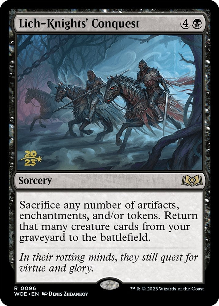 Image for Lich-Knights' Conquest (96) [Prerelease Cards] - Magic: The Gathering