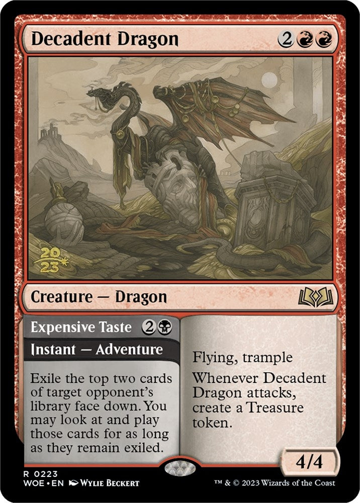 Image for Decadent Dragon (223) [Prerelease Cards] - Magic: The Gathering