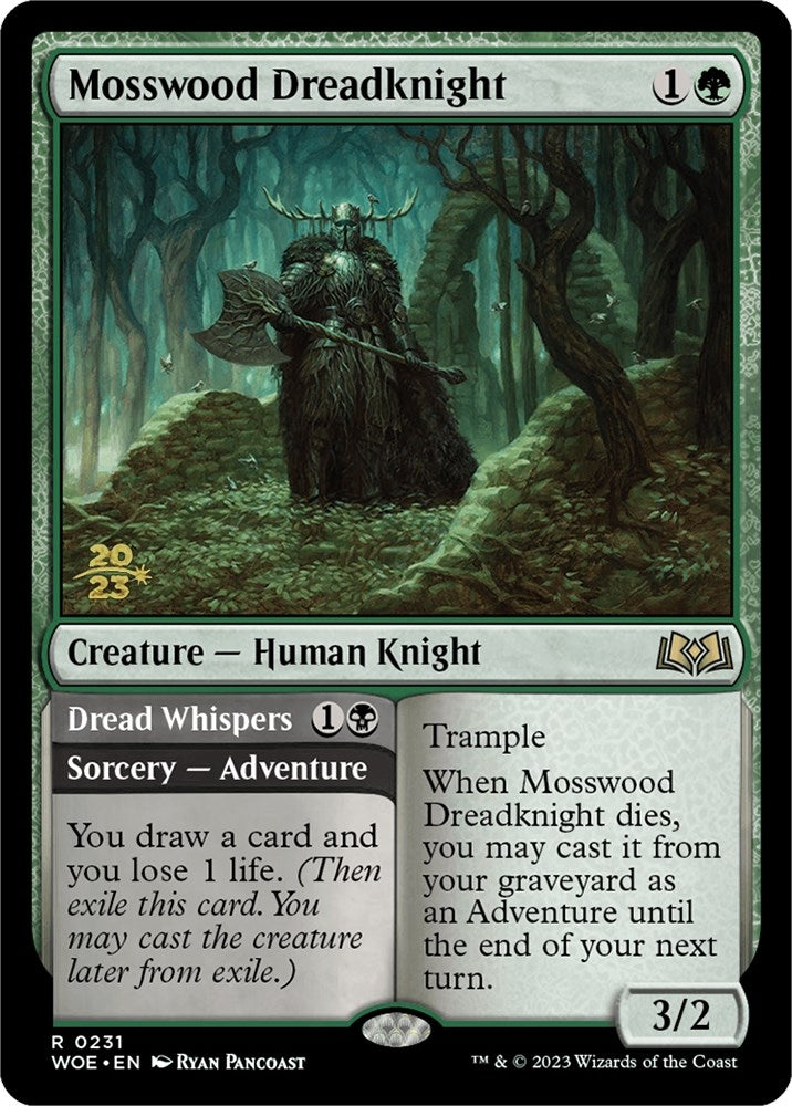 Image for Mosswood Dreadknight (231) [Prerelease Cards] - Magic: The Gathering