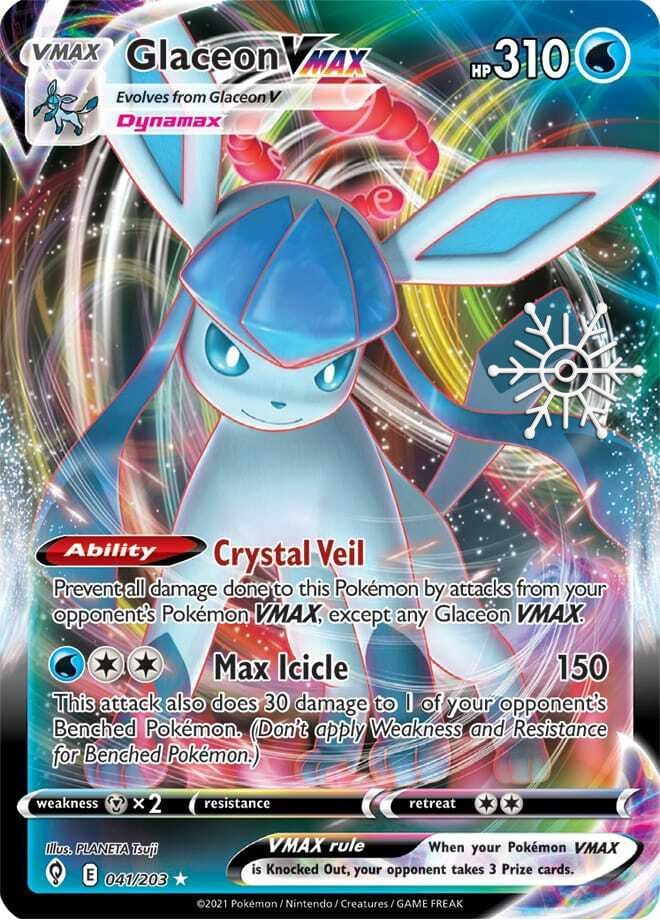 Image for Glaceon VMAX - 041/203 (Holiday Calendar) (041/203) [Miscellaneous Cards & Products] - Pokemon