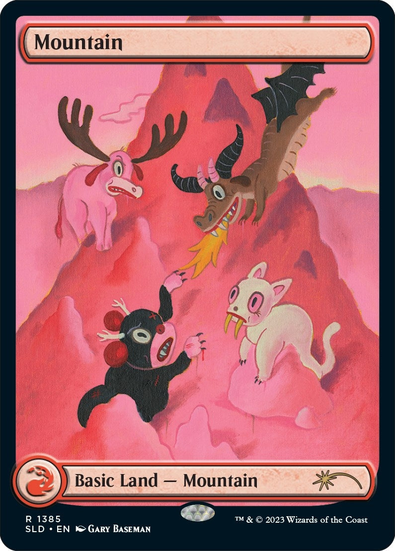 Image for Mountain (1385) (1385) [Secret Lair Drop Series] - Magic: The Gathering