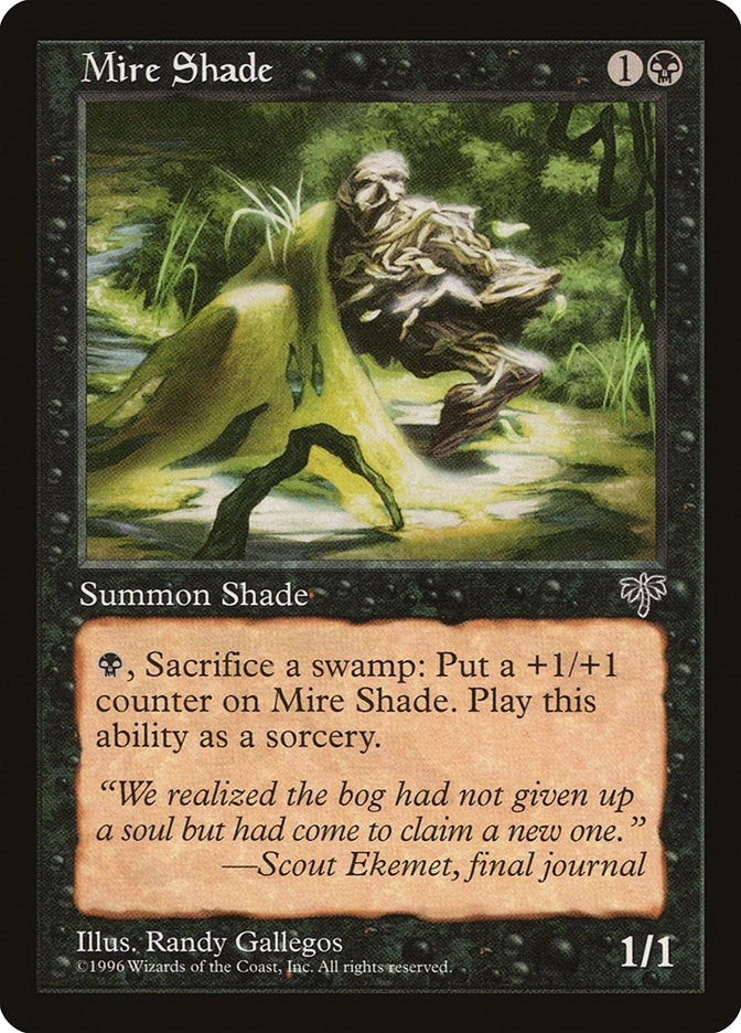 Image for Mire Shade [Mirage] - Magic: The Gathering