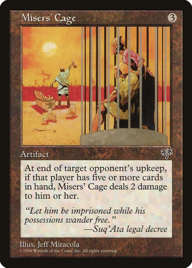 Image for Misers' Cage [Mirage] - Magic: The Gathering