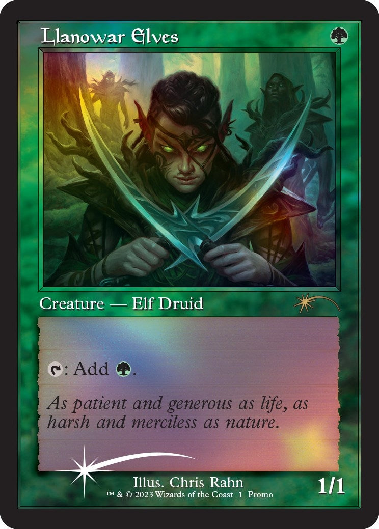 Image for Llanowar Elves (Retro Frame) (1) [Media Promos] - Magic: The Gathering