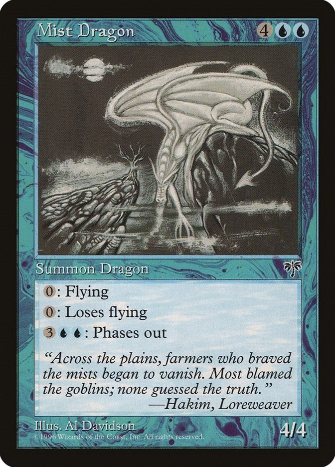 Image for Mist Dragon [Mirage] - Magic: The Gathering