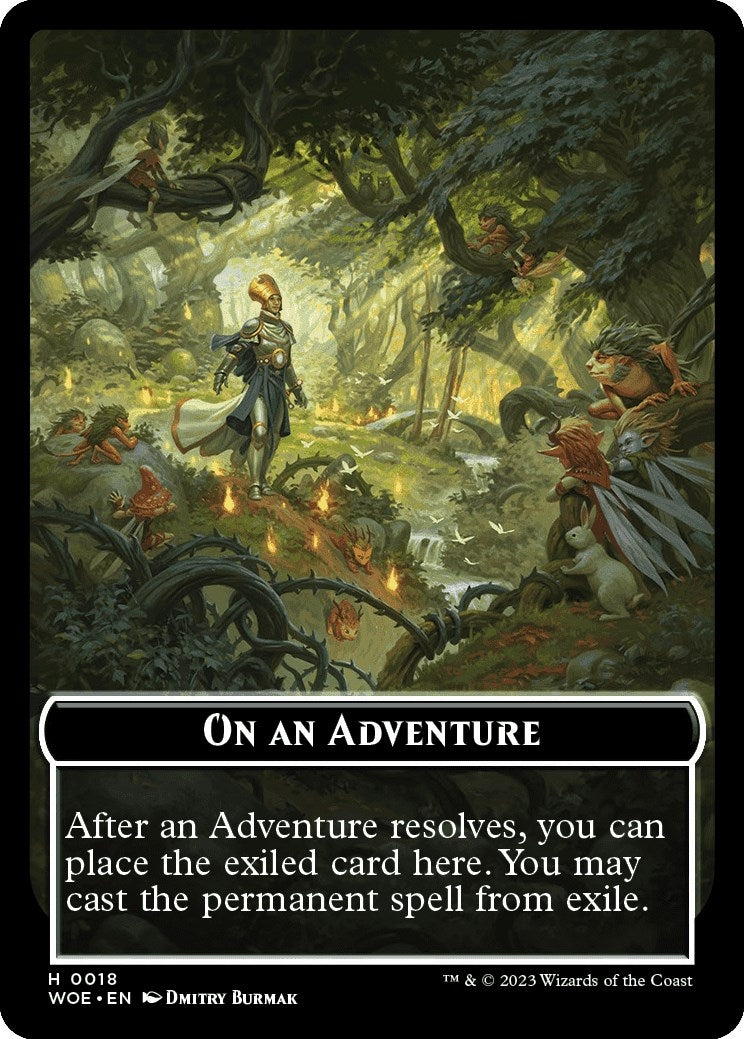Image for Emblem - On an Adventure (18) [Wilds of Eldraine] - Magic: The Gathering