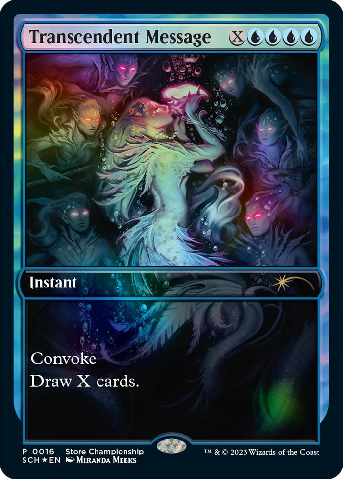 Image for Transcendent Message (16) [Game Day & Store Championship Promos] - Magic: The Gathering