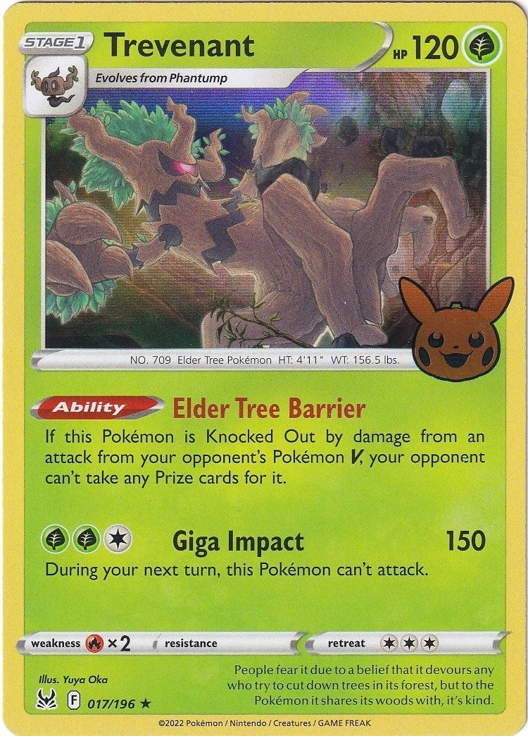 Image for Trevenant (017/196) [Trick or Trade BOOster Bundle 2023] - Pokemon