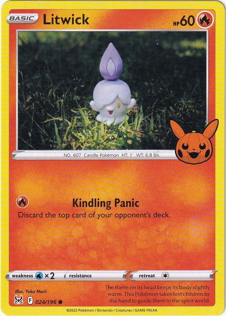 Image for Litwick (024/196) [Trick or Trade BOOster Bundle 2023] - Pokemon
