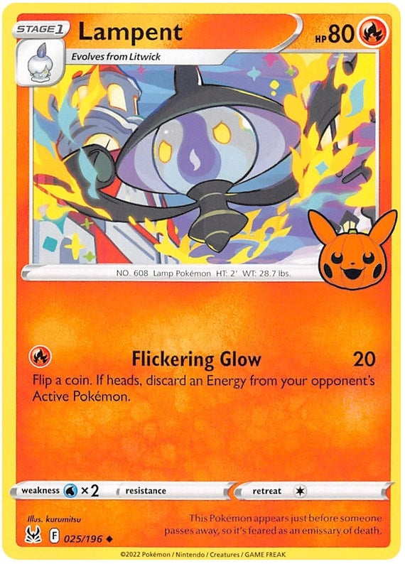 Image for Lampent (025/196) [Trick or Trade BOOster Bundle 2023] - Pokemon