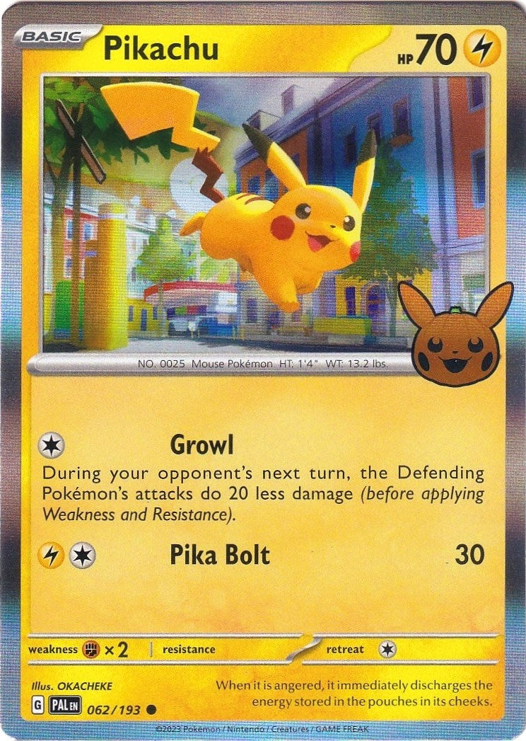 Image for Pikachu (062/193) [Trick or Trade BOOster Bundle 2023] - Pokemon