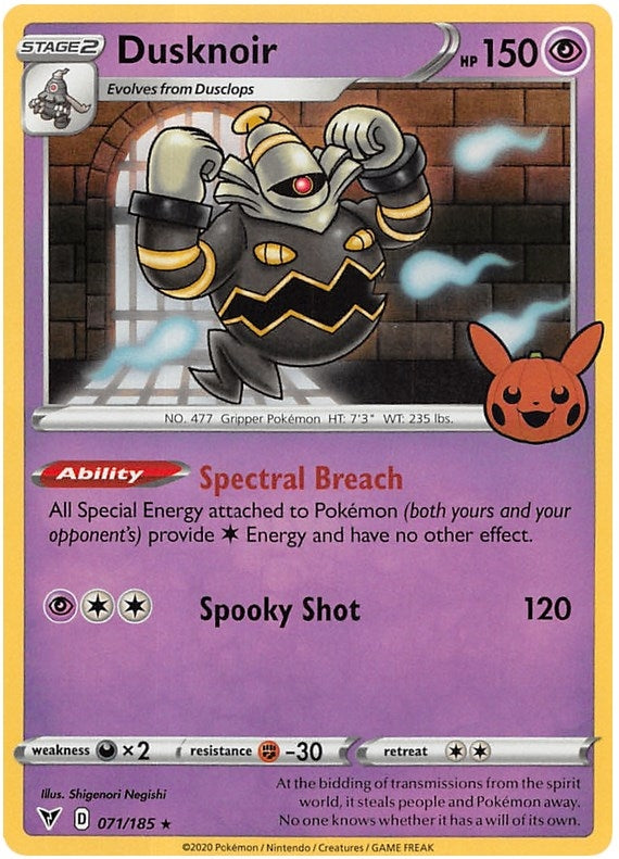 Image for Dusknoir (071/185) [Trick or Trade BOOster Bundle 2023] - Pokemon