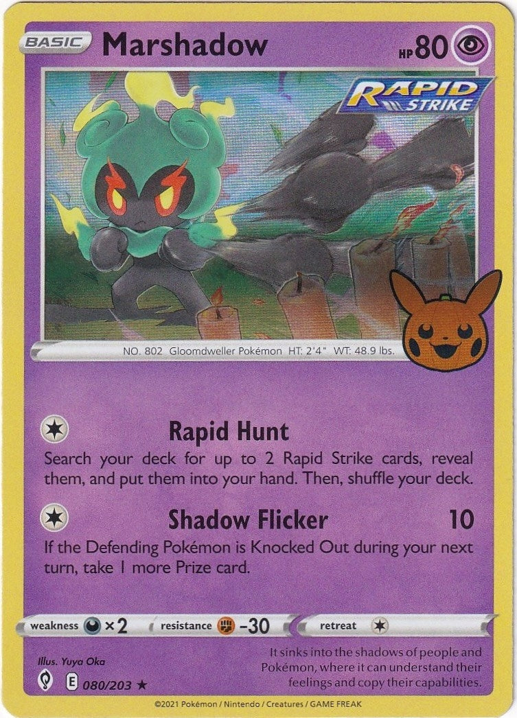 Image for Marshadow (080/203) [Trick or Trade BOOster Bundle 2023] - Pokemon