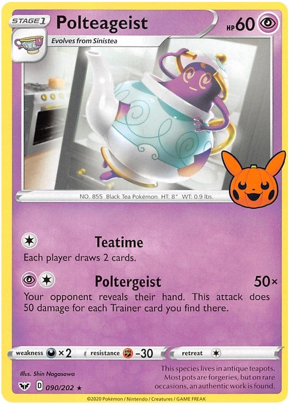 Image for Polteageist (090/202) [Trick or Trade BOOster Bundle 2023] - Pokemon