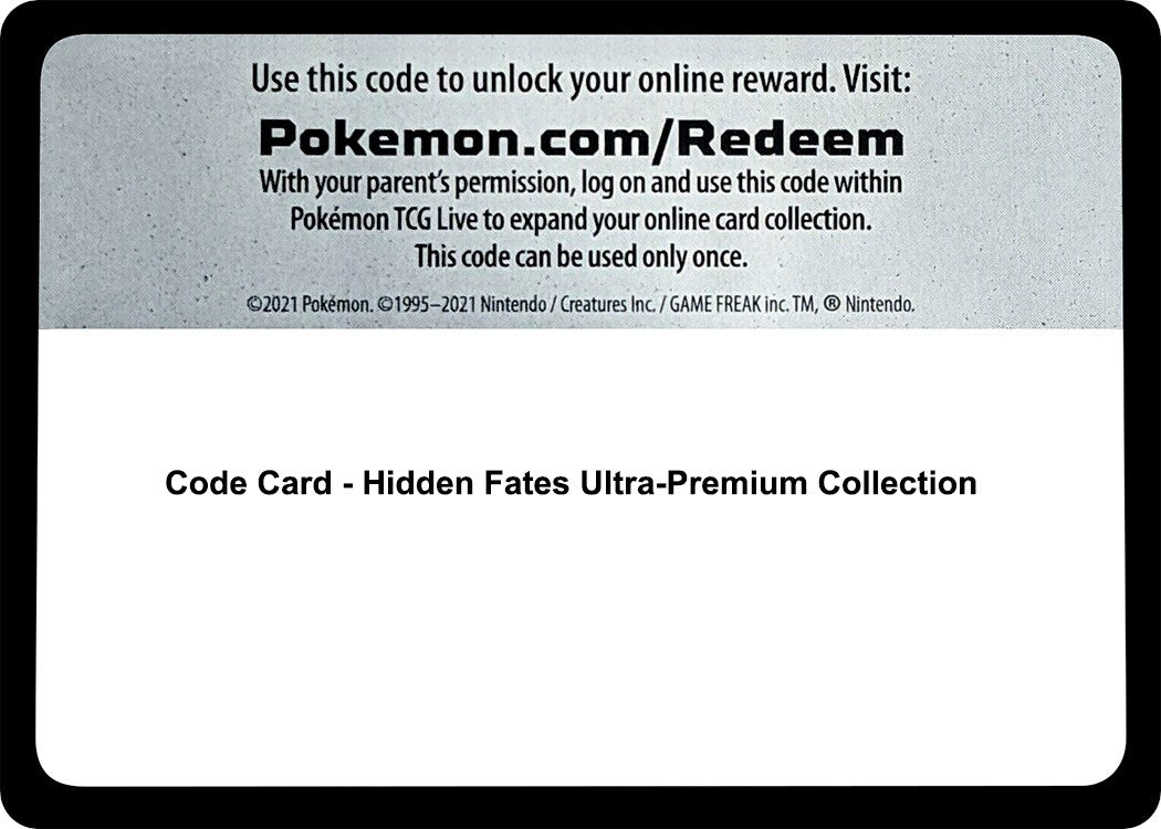 Image for Code Card - Hidden Fates Ultra-Premium Collection [Hidden Fates] - Pokemon