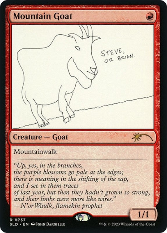 Image for Mountain Goat (737) [Secret Lair Drop Series] - Magic: The Gathering