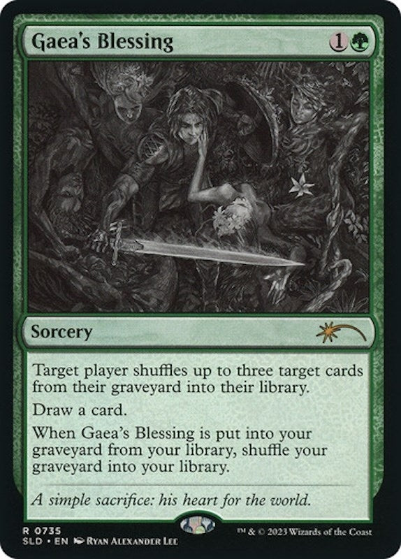 Image for Gaea's Blessing (Sketch Showcase) (735) [Secret Lair Drop Series] - Magic: The Gathering