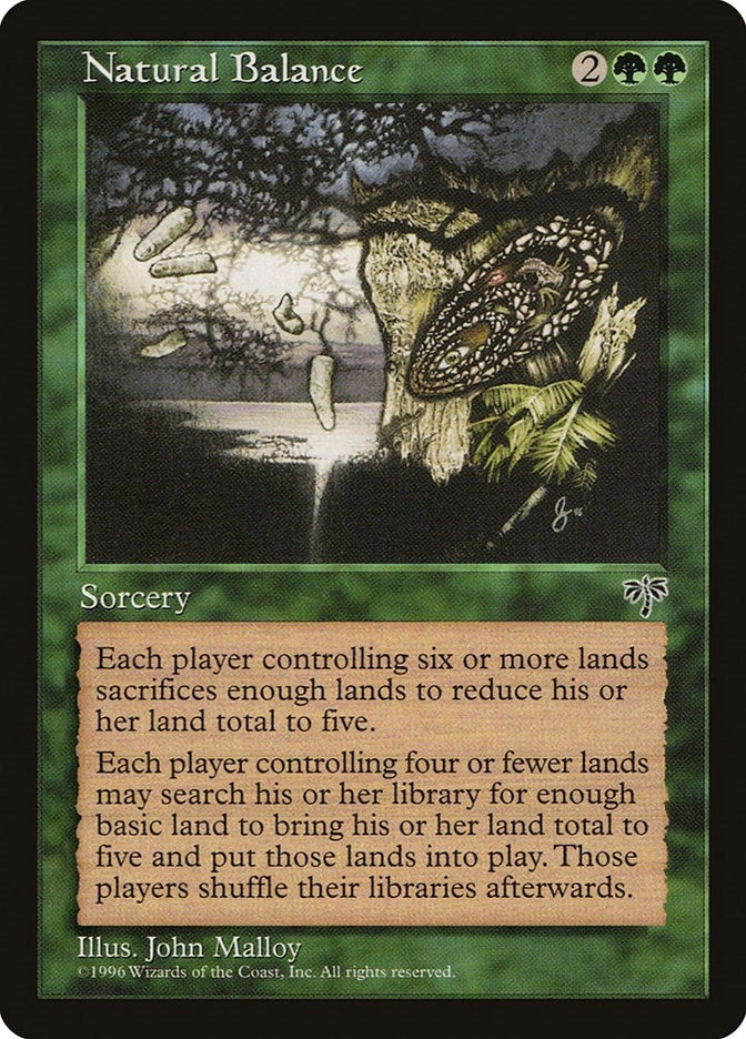 Image for Natural Balance [Mirage] - Magic: The Gathering